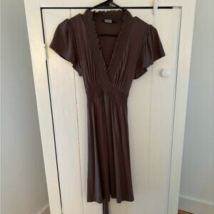 BCBG MACKAZRIA Y2K VINTAGE Lightweight Comfortable SUNDRESS Brown Size Xs